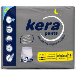 Kera Maxi Medium Πάνες Βρακάκι Ακράτειας 7.5 Σταγόνες 14τμχ