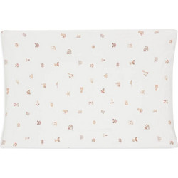 Jollein Animal Friends Κάλυμμα Αλλαξιέρας Μωρού 70x50cm Λευκό