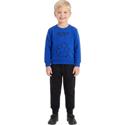 TraX Παιδικό Σετ Φόρμας Royal Blue Μαύρο 50825