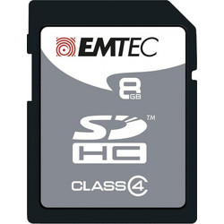 Emtec Elite Silver SDHC 8GB Class 4