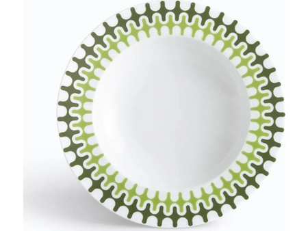 Ιωνία Illusion Green Πιάτα Βαθιά Πορσελάνης 6τμχ 8092042