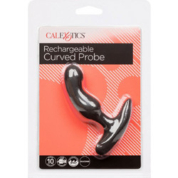 CalExotics Rechargeable Curved Πρωκτική Σφήνα με Δόνηση 14cm Μαύρη