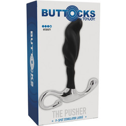 ToyJoy Buttocks P-Spot Πρωκτική Σφήνα 13cm Μαύρη