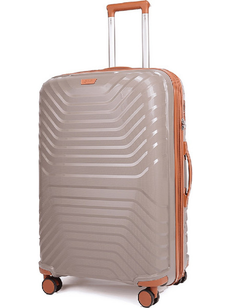 Cardinal 7000 Βαλίτσα Καμπίνας 56.5x37x24.5cm με 4 Ρόδες Μπεζ