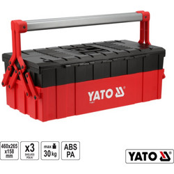 Yato ΥΤ-08977 Βαλίτσα Εργαλείων Μ46xΠ26.5xΥ15.8cm