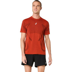 ASICS Road Seamless Ανδρικό Αθλητικό T-Shirt Πορτοκαλί 2011D355-201