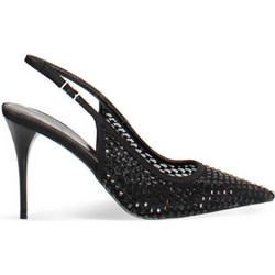 Primadonna Γόβες Slingback με Τακούνι Στιλέτο με Στρας Μαύρες 27711