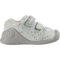 Biomecanics Παιδικά Sneakers Μποτάκια Γκρι Ασημί 261103-A154