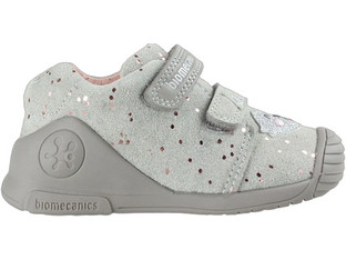 Biomecanics Παιδικά Sneakers Μποτάκια Γκρι Ασημί 261103-A154