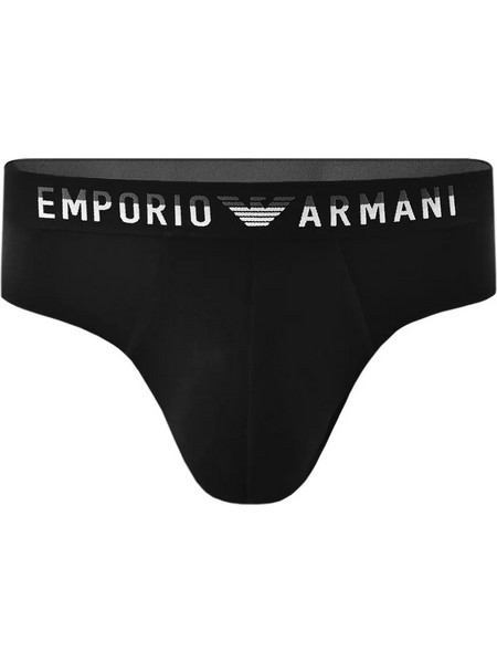 Emporio Armani Ανδρικό Σλιπ Βαμβακερό Μαύρο EM000229AF18894-UC001