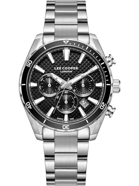 Lee Cooper Ανδρικό Ρολόι με Ασημί Μεταλλικό Μπρασελέ LC08418.350