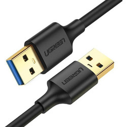 Ugreen US128/90576 Καλώδιο USB-A Male 3.0 to USB-A Male 3m Black