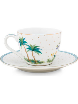Pip Studio Jolie Dots Φλιτζάνι Cappuccino Ελληνικού Καφέ & Τσαγιού Πορσελάνης Πολύχρωμο 280ml 51004117