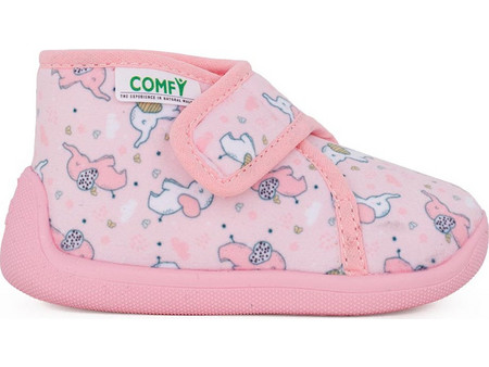 Comfy Ανατομικές Χειμερινές Παιδικές Παντόφλες Μποτάκια για Κορίτσι Ροζ 1721