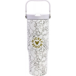 Stor Mickey Mouse Signature White 860ml