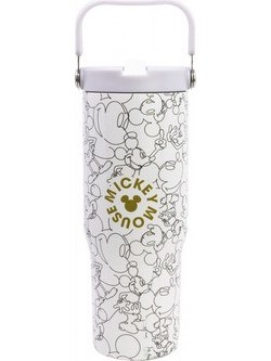 Stor Mickey Mouse Signature White 860ml