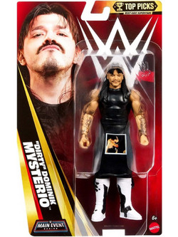 Mattel WWE Main Event Top Picks Dirty Dominik Mysterio Φιγούρα Δράσης για 6+ Ετών 18cm