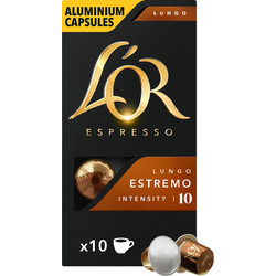 L'Or Κάψουλες Espresso Lungo Estremo Συμβατές με Μηχανή Espresso Cap 10τμχ