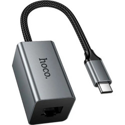 Hoco UA48 Ενσύρματος Ethernet USB-C Αντάπτορας Δικτύου 100Mbps