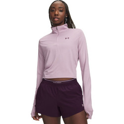 Under Armour Tech Branded Γυναικείο Αθλητικό Φούτερ Λιλά 6013693-698