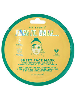 Yes Studio Face It Babe Sheet Μάσκα Προσώπου για Ενυδάτωση με Υαλουρονικό 1τμχ