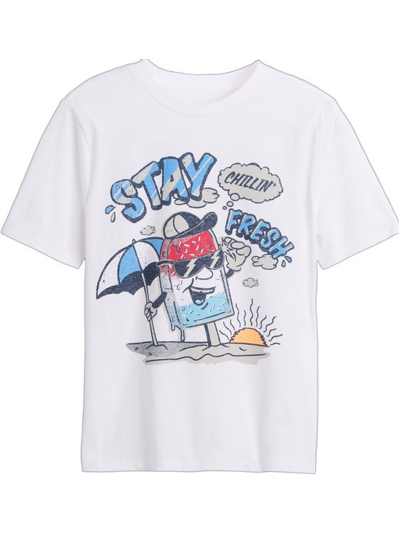 Gap Παιδικό T-Shirt Κοντομάνικο Λευκό 899684000