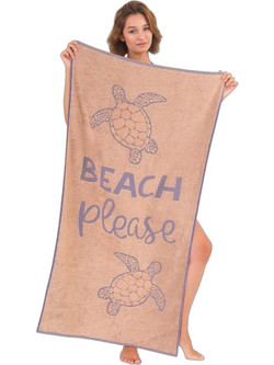 Stewe Home Πετσέτα Θαλάσσης Σομόν 70x140cm 28708