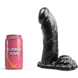Bubble Toys Hulk Ρεαλιστικό Dildo με Όρχεις 22cm Μαύρο