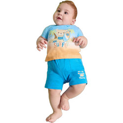 Prenatal Βρεφικό Σετ για Αγόρι Καλοκαιρινό Γαλάζιο 1295615