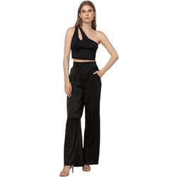 Anel Γυναικείο Χειμερινό Crop Top Μαύρο 40882
