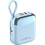 Takemore R56J Power Bank 10000mAh 22.5W με Ενσωματωμένο Καλώδιο USB-C Blue