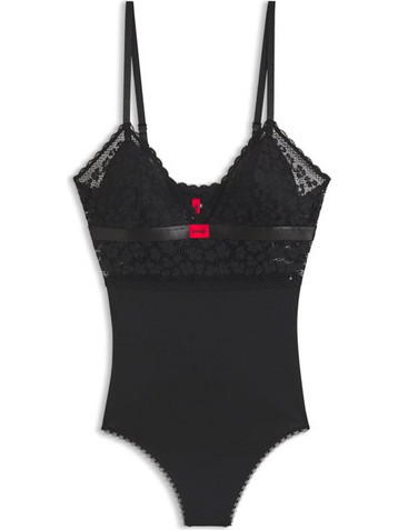 Hugo Boss Γυναικείο Χειμερινό Κορμάκι Μαύρο 50570667-001
