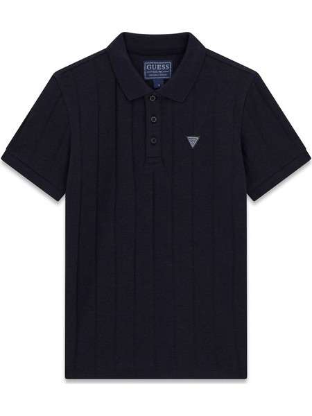 Guess Ανδρική Μπλούζα Polo Κοντομάνικη Μαύρη M6BP30K6721-JBLK
