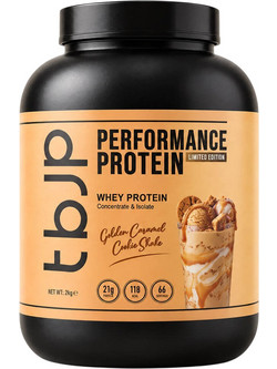 TbJp Performance Whey Limited Edition Golden Caramel Cookie Shake Πρωτεΐνη Ορού Γάλακτος 2kg