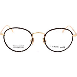 Derek Lam DL284 BWN Γυναικείος Σκελετός Γυαλιών Οράσεως Μεταλλικός Χρυσός Μαύρος