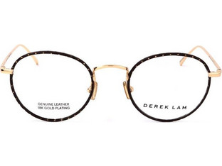 Derek Lam DL284 BWN Γυναικείος Σκελετός Γυαλιών Οράσεως Μεταλλικός Χρυσός Μαύρος