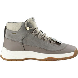 Geox Berinike Γυναικεία Μποτάκια Αστραγάλου Suede Γκρι Αδιάβροχα D663NA 022EK C1467