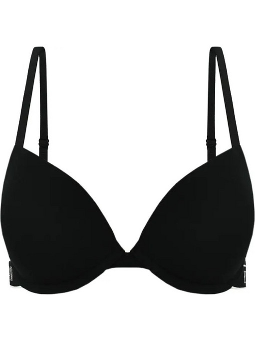 Emporio Armani Σουτιέν για Βαθύ Ντεκολτέ Push Up με Μπανέλα Μαύρο EW000379AF19026-UC001