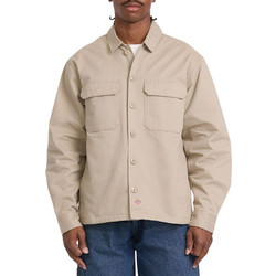 Dickies Ανδρικό Πουκάμισο Βαμβακερό Μακρυμάνικο Κανονική Γραμμή Μπεζ DK0A8E3ODS0