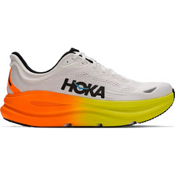 Hoka Bondi 9 Ανδρικά Αθλητικά Παπούτσια για Τρέξιμο Λευκά Πορτοκαλί Κίτρινα 1162011-WNG