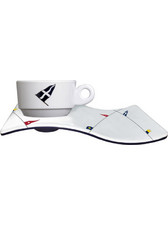 Marine Business Regata Σετ Φλιτζάνια Espresso & Ελληνικού Καφέ Πολύχρωμα 80ml 6τμχ 12006