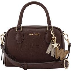Nine West Γυναικείο Τσαντάκι Χειρός από Δερματίνη Σοκολατί NIR589676-RAI