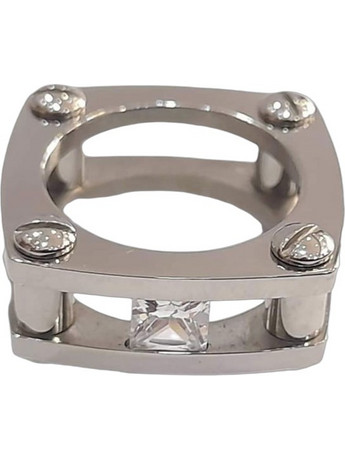 BD Jewelery Δαχτυλίδι από Ατσάλι Λευκό με Ζιργκόν HR-6291