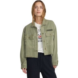 RVCA Γυναικείο Μπουφάν Σακάκι Κοντό Χακί 23B053644-OLV