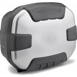 Givi Trekker TRK35N Πλαϊνή Βαλίτσα Μηχανής Αλουμινίου Monokey 35lt Μαύρη Γκρι