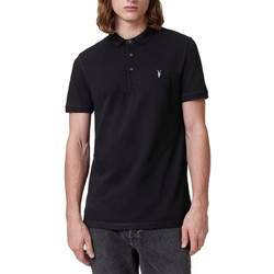 AllSaints Reform Ανδρική Μπλούζα Polo Μαύρη M075PB-BLACK