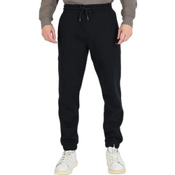 Rebase Ανδρικό Παντελόνι Φόρμας Fleece με Λάστιχο Μαύρο 262RPAN-6045