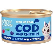 Edgard & Cooper Kitten Chunks with Cod & Chicken in Gravy 85gr