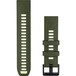 Garmin QuickFit 22 Λουράκι Σιλικόνης Olive Drab / Citron
