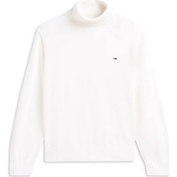 Tommy Jeans Γυναικεία Πλεκτή Μπλούζα Ζιβάγκο Εκρού DW0DW23361-YBH
